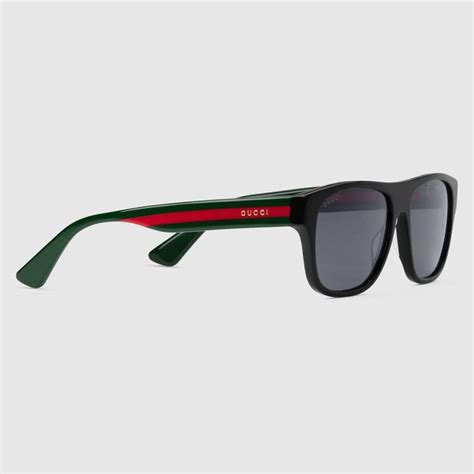 gucci sunglasses men plastic frame crystaline|Gucci sunglasses price.